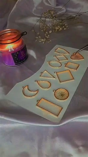 DIY Resin Jewelry Making ✨ | Handmade Pendant Ideas #shorts