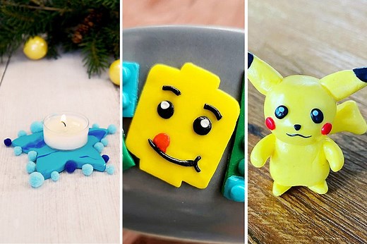 24 idées de bricolage pour les enfants avec de la pâte Fimo