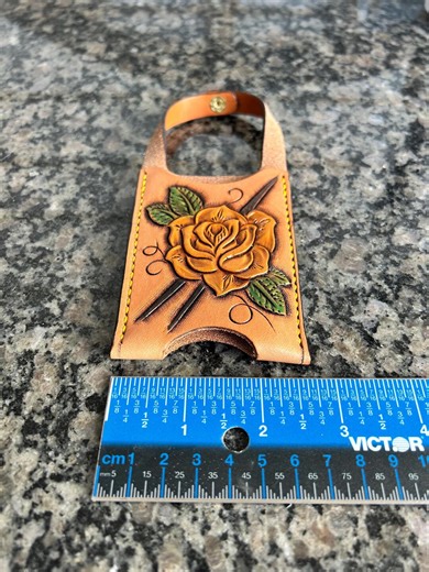 Hand Tooled Leather Cowboy Boot Wallet With Yellow Rose - Etsy