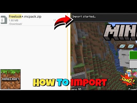 How To Import Mods/Addons In Minecraft Pe 1.21+