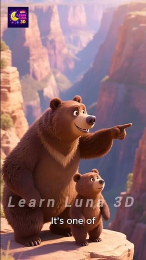 Bear animal adventure | Time Learning Story for Kids ⏰