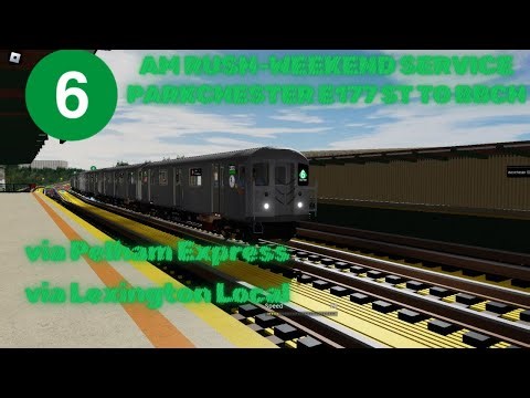 MTAOR: R62A 6 Express Train Operation from Parkchester E 177 Street to BBCH