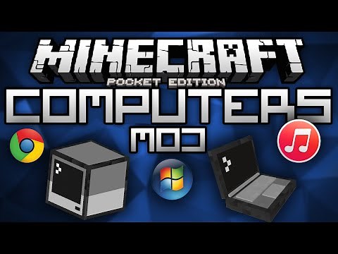 COMPUTERS IN MCPE!!! - The Advanced Computer Mod - Minecraft Pocket Edition