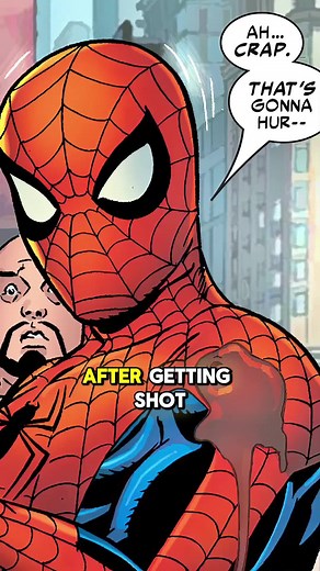 Spiderman is dying...#comics #spiderman