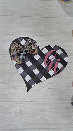 Crafting a Valentine's Day Door Hanger