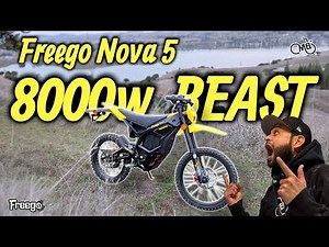 Freo Nova 5 Full Review | 8000w Electric Dirt Bike Test Ride (Insane Power!)