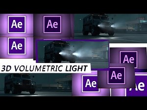 Element 3D Real Light & Glow Effect | How to setup 3D Volumetric Light - After Effects Tutorial