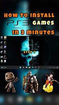 How to Install PS3 Games in any PC #emulator #ps3 #ps3games #shorts #gaming
