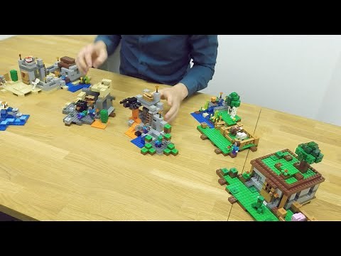Build All of your 2014-2015 Sets Together - LEGO Minecraft - Designer video