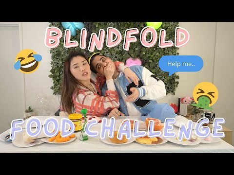 Blindfold Food Challenge | Nick 🧒🏻 vs Carrie 👧🏻