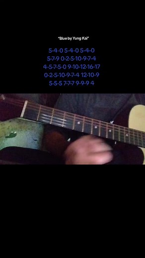 Blue by Yung Kai: One String Guitar Tutorial