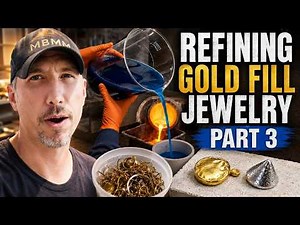 There's Way More Gold In This Scrap Jewelry Than We Though!! Refining Gold Filled Jewelry: Part 3