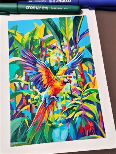 When Every Color Awoke — Short Story of a Rainforest Awakening