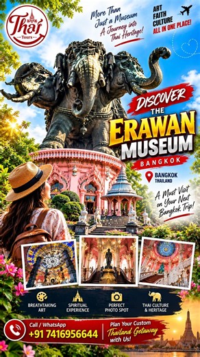 🐘 Discover The Erawan Museum, Bangkok! 🌟✨ #ErawanMuseum #Bangkok #thailandtravel
