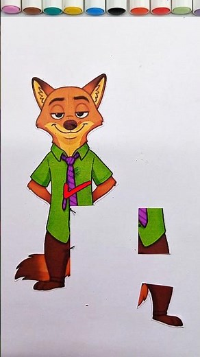 Zootopia 2 Nick Wilde Rope Correcting Puzzle Craft Challenge Game 🧩 #zootopia #disney #game