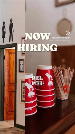 Join our relaxed coffee haven! Seeking a Barista with a flair for customer service, concierge skills, and a passion for retail! barista position is also a concierge position in where you would also be: -barista role -checking clients in and out for services -up selling retail -capturing images for social media -posting on social media -any other front of the house tasks that are needed Our facility building hosts more businesses! @bladecraftbarbershop and newly coming @nocosmithing 📧 EMAIL: inf