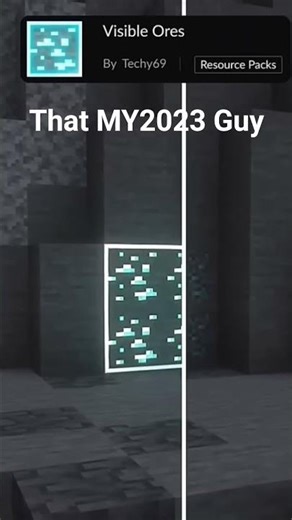 VISIBLE ORE MINECRAFT RESOURCE PACK