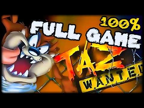 Taz Wanted Walkthrough 100% FULL GAME Longplay (PC, PS2, Gamecube, XBOX)