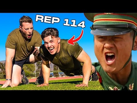US Marines Attempt the Chinese Army Fitness Test