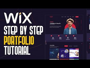 How to Create a Digital Portfolio in Wix 2025 ✅ Step by Step