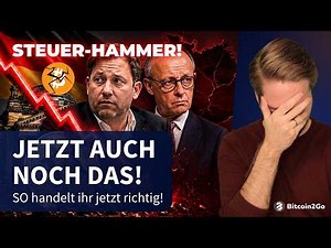 ATTENTION: Crypto taxes, crises & stocks: Here's how to behave correctly now!