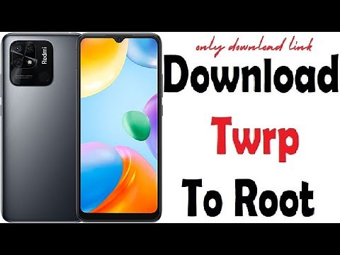 Twrp 3.6.2 to Root Xiaomi Redmi 10C (Fog)