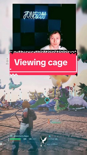 Use the viewing cage to increase pal stoage #palworld #gaming #tips #fyp
