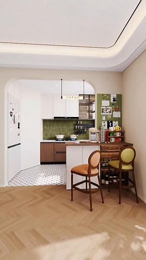 You guys have requested a lot to upload a functional and practical Kitchen Interior Design Idea so here we are 🥰 One thing I've always raised the voice for "Say goodbye to traditional interior designs, open your minds, and opt for the contemporary modern interior styles which aren't only space saving but also give modern and aesthetically appealing look" 💝 Guys, please check out our YOUTUBE channel and subscribe, we're aiming to cross 1k subs by the end of this year. Help us reach our Goal 🥹 