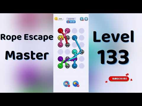 Rope Escape Master Level 133 Walkthrough 🪢🧠 | Puzzle Escape Game | Go Answer