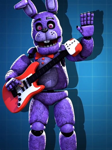 Stylized Bonnie the bunny #fnafedit #fnaf #FNAF