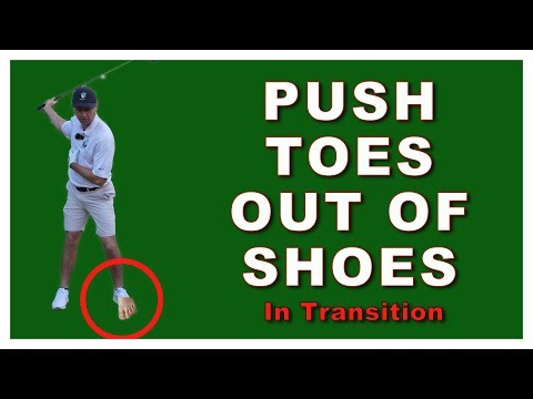 Push Toes Out of Shoes in Transition