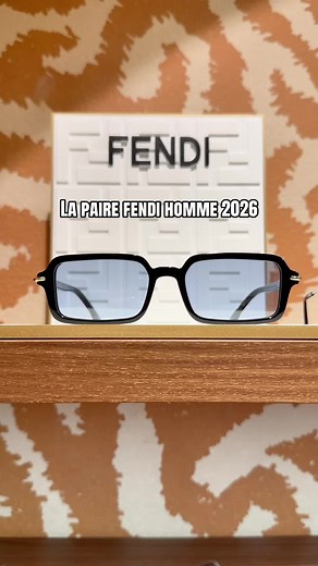 La paire Fendi homme 2026 — lunettes de soleil tendance