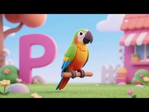 Parrot is for P | ABC Alphabet Nursery Rhymes & Kids Songs