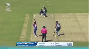 2.2M views · 115K reactions | Nepal delivered the goods against a determined USA to register their first win of the #CWC23 Qualifier ✌️ Match Highlights  | ICC - International Cricket Council | Facebook