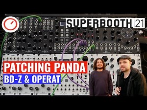 Superbooth 2021: Patching Panda BD-Z Bass Drum & Operat Complex Oscillator Modules