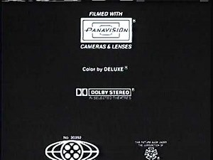 Closing To Back To The Future Part III 1990 VHS (Version #1)