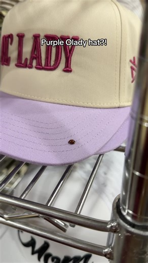 Cute Ladybug on Adorable Purple Hat