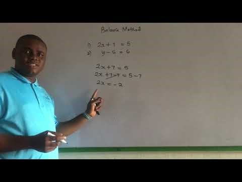 The Scale Trick That Makes Algebra EASY: Balance Method Revealed! #balancemethod #simpleequations