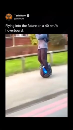 Tech Nuro on Instagram: "A man glides effortlessly through the air on a high-speed hoverboard, reaching speeds of 40 km/h — a bold display of how personal transportation technology is pushing boundaries. This thrilling fusion of innovation and ambition highlights the need for precision engineering and strict safety measures to ensure that futuristic mobility stays both exciting and secure. All rights reserved to the original creator. For credit or removal requests, please contact me via direct m
