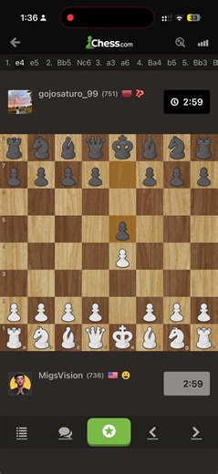 Used to win on autopilot… now I play with intent. When I focus, the board opens itself.♟️🔥 #c#chessgrindc#chessmindp#patternrecognitiont#tacticalchessendgame