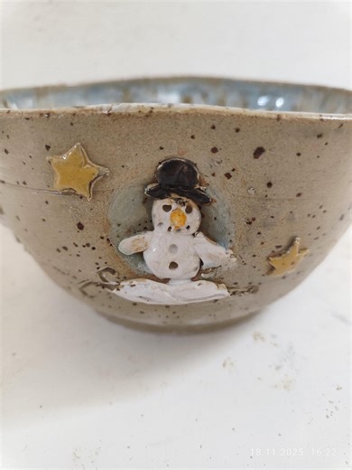 Four Seasons Bowl. Four Side Indentations With Modeled Seasonal Scenes, a Beautiful Gift in Stoneware Quality, Top! - Etsy