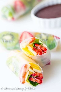 Fruit Spring Rolls