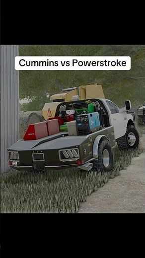 Cummins or Powerstroke ?🤔 #farmingsimulator