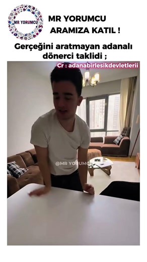 Gerçeğini aratmayan dönerci taklidi.