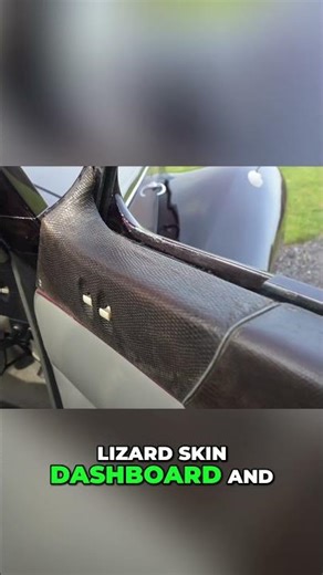 Lizard skin trim in a Silver Wraith