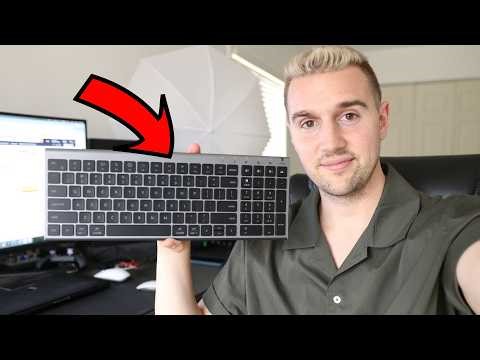 iClever Backlit Bluetooth Keyboard BK10 Pro Ultra Slim Compatible with Mac, Windows, iPad, Android