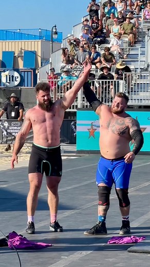 64K views · 1.8K reactions | This is Strongman. 欄 @marcus_crowder_strongman and @pavlo_kordiyaka have showing true sportsmanship above all else  #WSM2024 | SBD World’s Strongest Man | Facebook