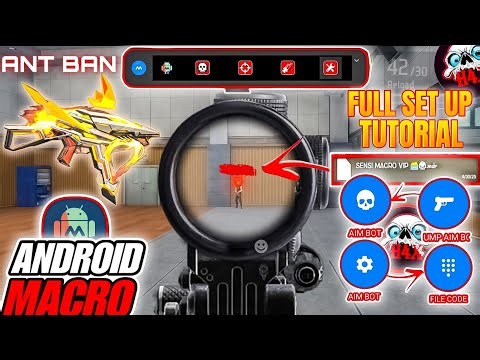 free fire android NEW V179 macro full setup sensi tutorial | macro Droid settings tutorial 2025 |