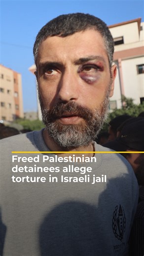 332K views · 20K reactions | “We were in a slaughterhouse.” Released Palestinian detainees recount experiences of torture, expressing a mix of shock and relief as they come to terms with the hardships endured during years in Israeli jails. | Al Jazeera English | Facebook