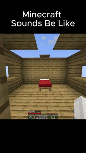 Minecraft Sounds Moment #minecraft #shorts #memes